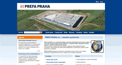 Desktop Screenshot of prefa-praha.cz