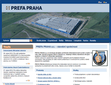 Tablet Screenshot of prefa-praha.cz